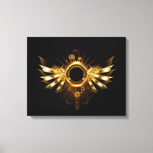 Steampunk wings canvas print