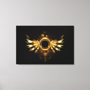 Steampunk wings canvas print