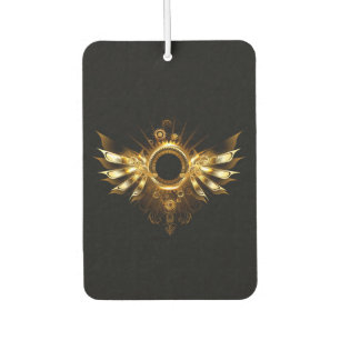 Steampunk wings car air freshener