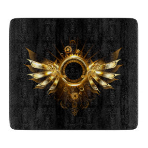 Steampunk wings cutting board