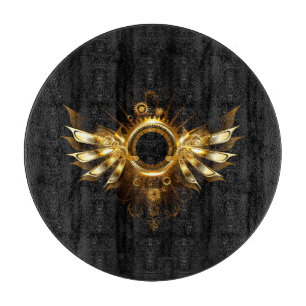 Steampunk wings cutting board