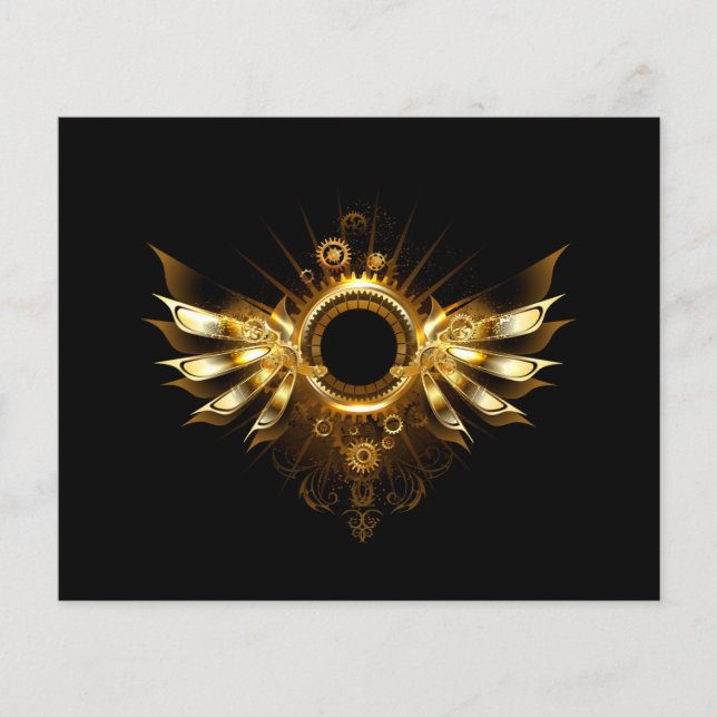 Steampunk wings flyer (Front)