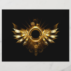 Steampunk wings flyer