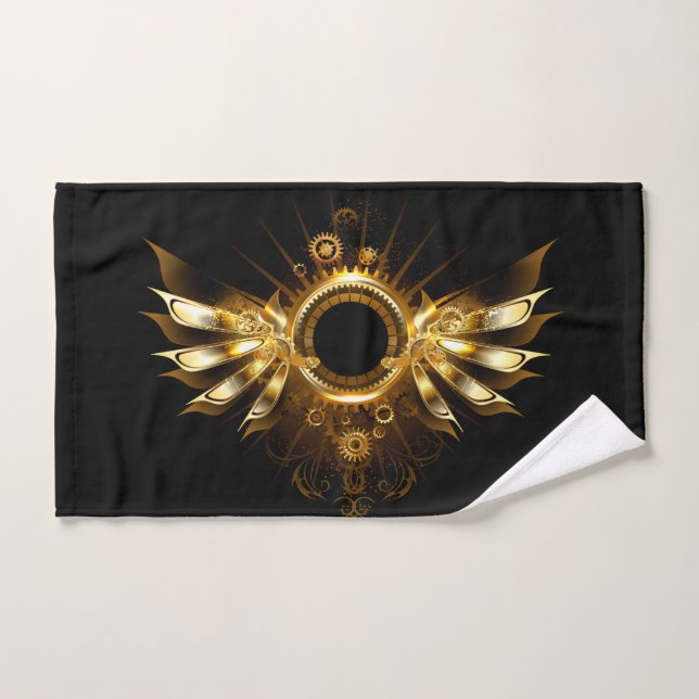 Steampunk wings hand towel (Hand Towel)