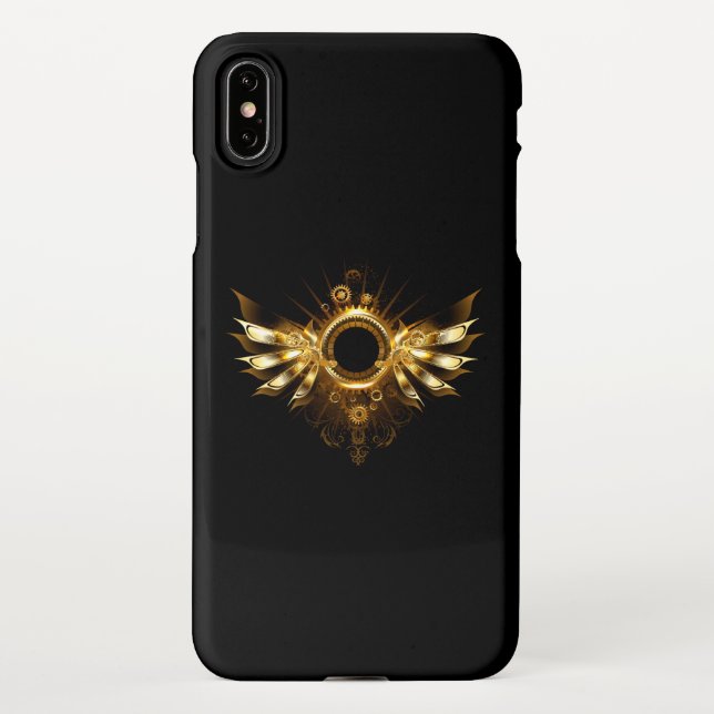 Steampunk wings iPhone case (Back)