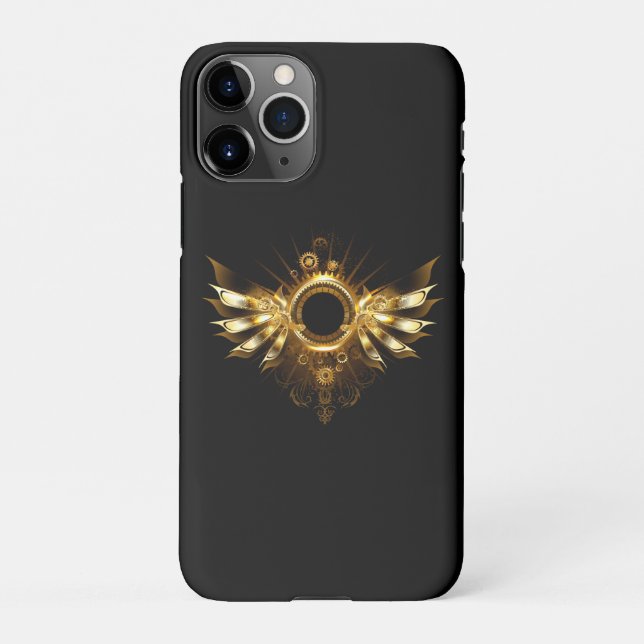 Steampunk wings iPhone case (Back)