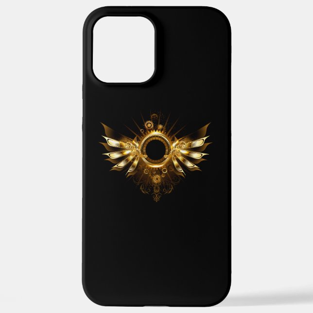 Steampunk wings iPhone case (Back)