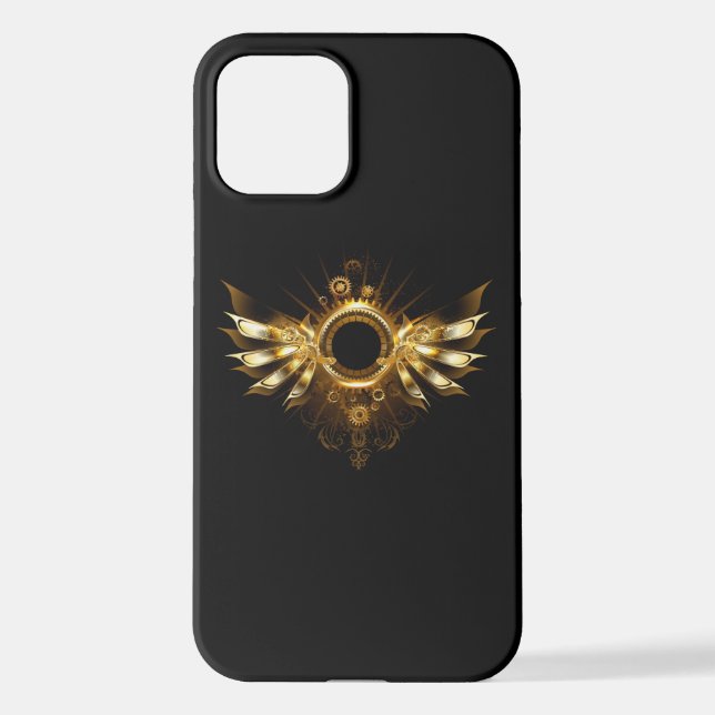 Steampunk wings iPhone case (Back)