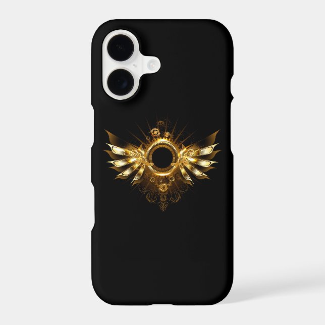 Steampunk wings iPhone case (Back)