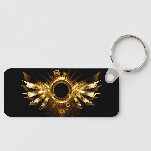 Steampunk wings key ring (Front)
