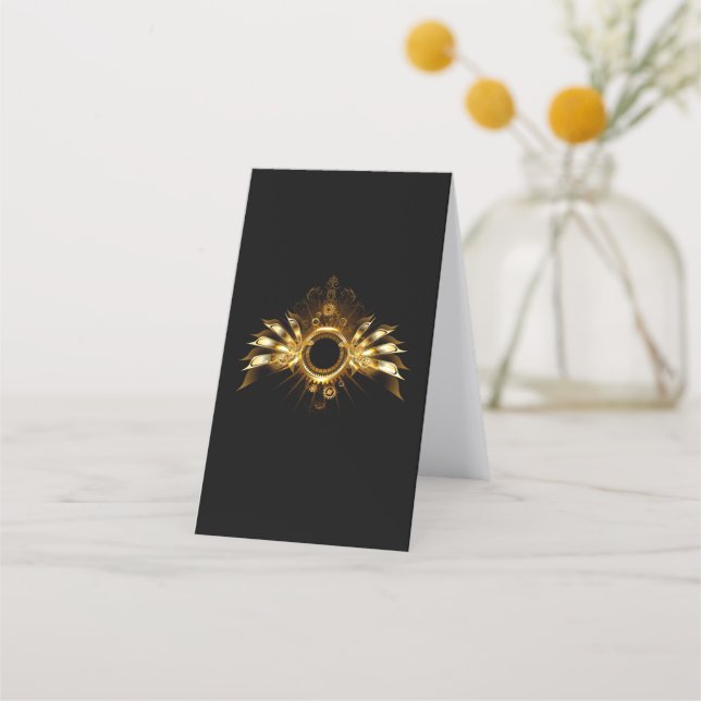 Steampunk wings loyalty card (Back)