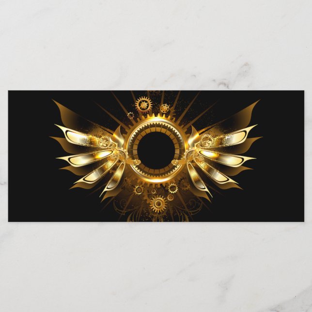 Steampunk wings menu (Front)