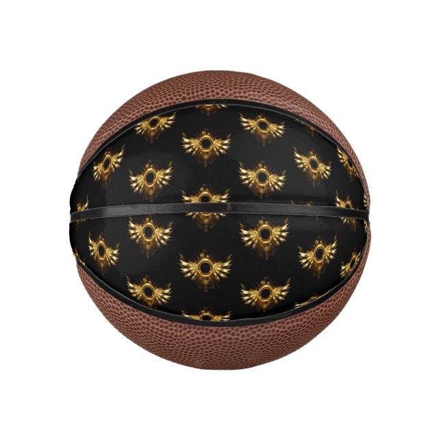 Steampunk wings mini basketball (Front)