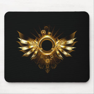 Steampunk wings mouse mat