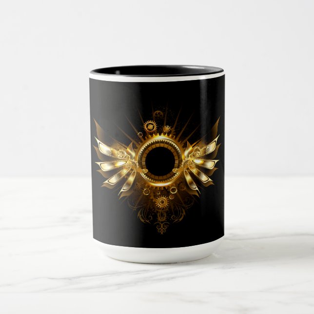 Steampunk wings mug (Center)
