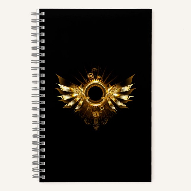 Steampunk wings notebook (Front)