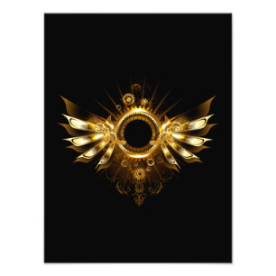 Steampunk wings photo print