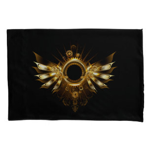 Steampunk wings pillowcase
