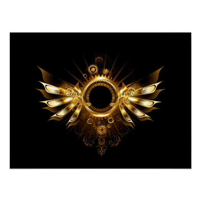 Steampunk wings poster (Front)