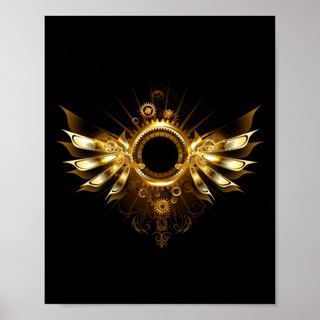 Steampunk wings poster (Front)