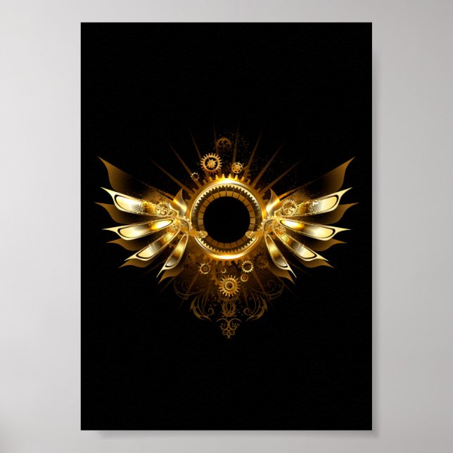 Steampunk wings poster (Front)