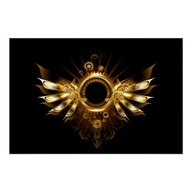 Steampunk wings poster (Front)