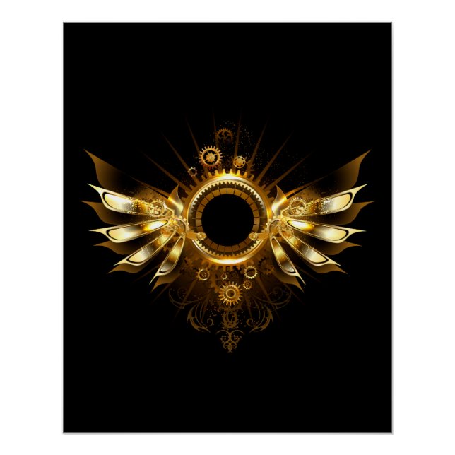 Steampunk wings poster (Front)