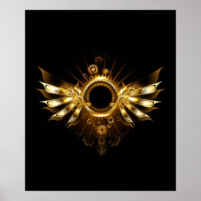 Steampunk wings poster (Front)