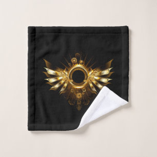Steampunk wings wash cloth