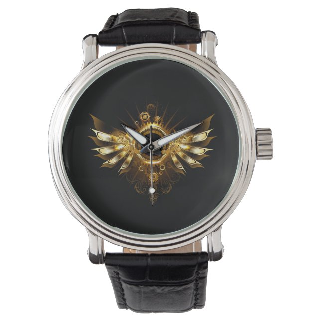 Steampunk wings watch (Front)