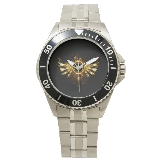 Steampunk wings watch (Front)