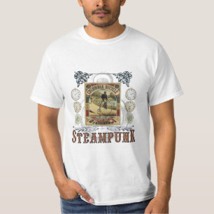 Steampunk with Pope bicycle poster T-Shirt