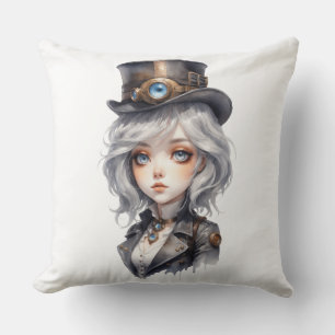 SteamPunk Woman Cushion