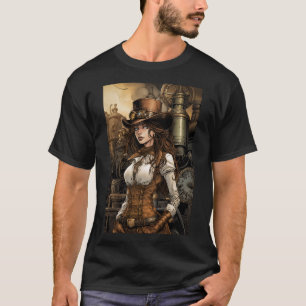 Steampunk Woman T-Shirt