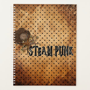 Steampunk Word Collage Planner