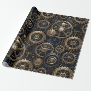 Steampunk Wrappping Paper