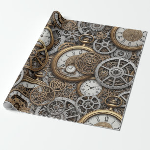 Steampunk Wrappping Paper
