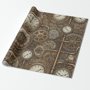 Steampunk Wrappping Paper
