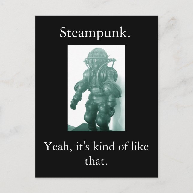 Steampunk. Yeah, it's kind of like that. Postcard (Front)