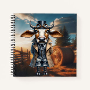 Steampunk Zebu  Notebook