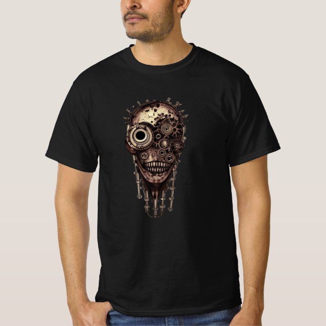 Steampunk Zombie  T-Shirt (Front)