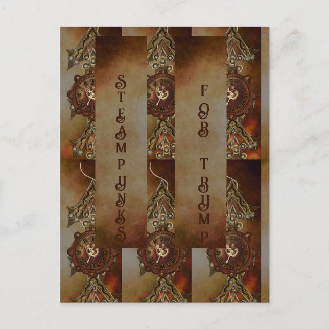 STEAMPUNKS FOR TRUMP POSTCARD (Front)