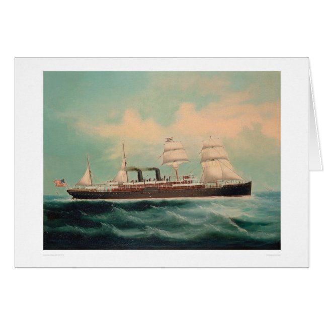 Steamship S.S. China (1614A) (Front Horizontal)