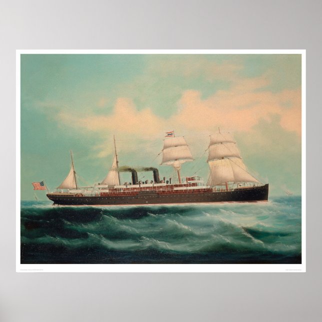 Steamship S.S. China (1614A) Poster (Front)