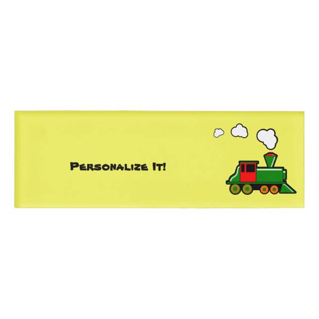 SteamTrain Name Tag (Front)