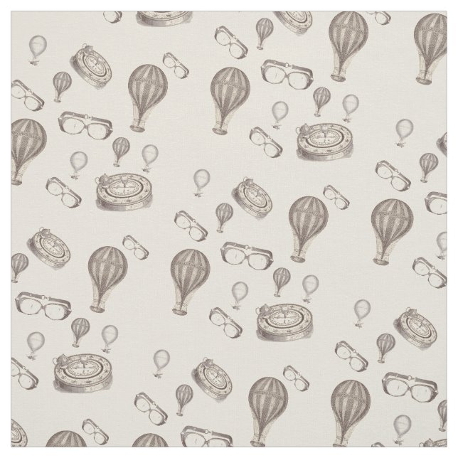 Steamunk dream objects fabric (Swatch)