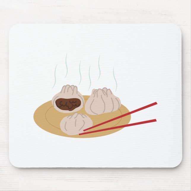 Steamy Dim Sum Mouse Mat (Front)