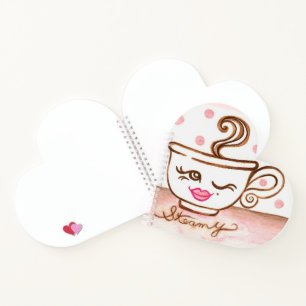 Steamy Love Notes Notebook Gift