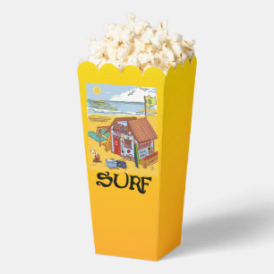 Steamys Surf Shack popcorn boxes