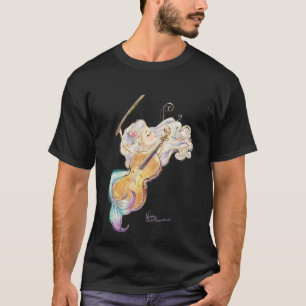 SteAnne Mermaid Cello Playing T-Shirt